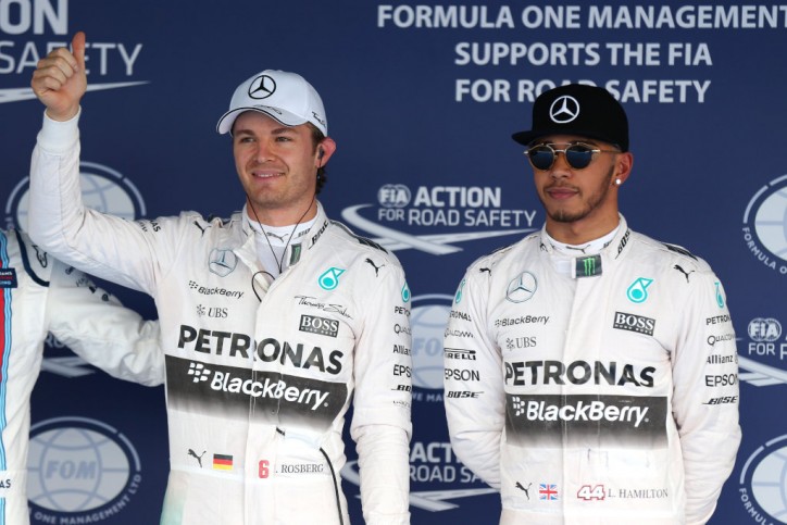 Mercedes F1 Nico Rosberg Lewis Hamilton Russian Grand Prix Sochi