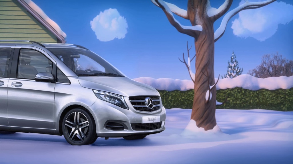 Mercedes-Benz V-Class Joins Snoopy And Charlie Brown