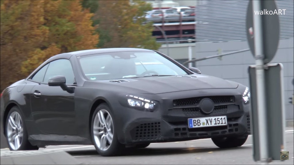 Camouflaged Mercedes-AMG SL63 Caught On Camera Again
