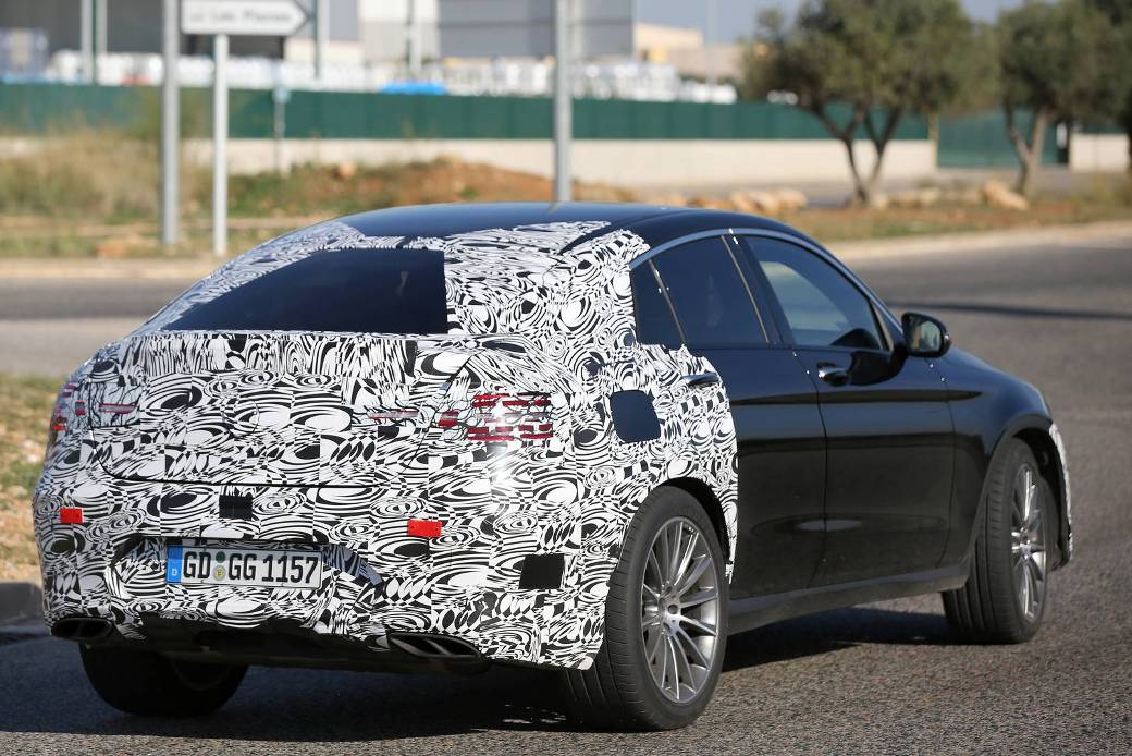 Mercedes-Benz GLC450 AMG Coupe Prototype Spotted 