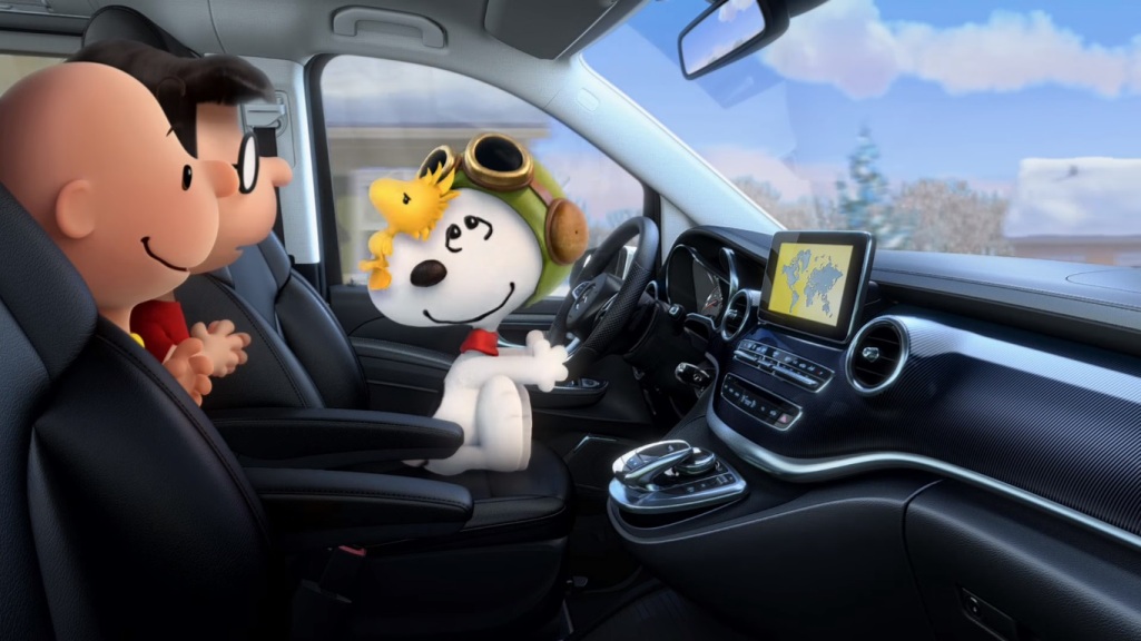 Mercedes-Benz V-Class Joins Snoopy And Charlie Brown