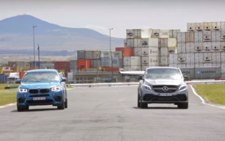 Mercedes-AMG GLE63 S Coupe Vs. BMW X6 M in a Drag Race