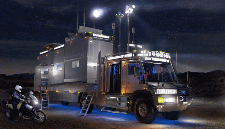 Mercedes-Benz Unimog Turned Into a Massive Mobile Base