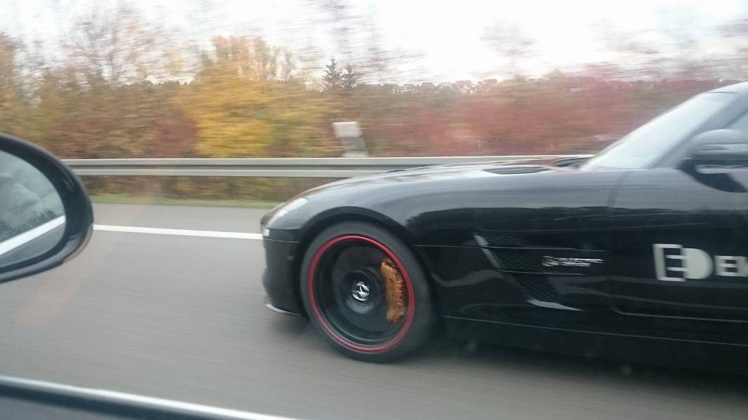 Mercedes-Benz SLS AMG Electric Drive Caught On Camera