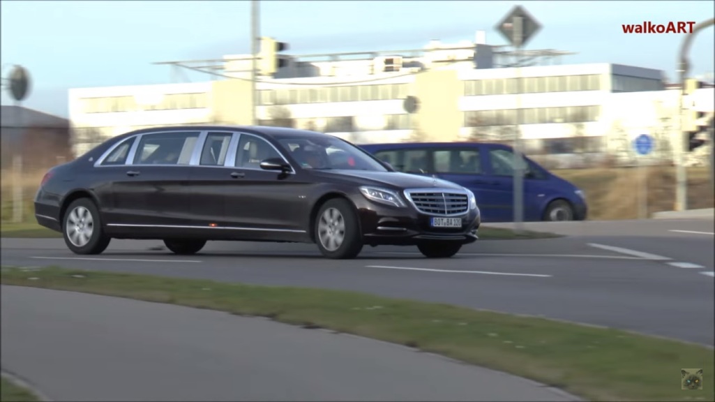 Mercedes-Maybach S600 Pullman Caught On Camera