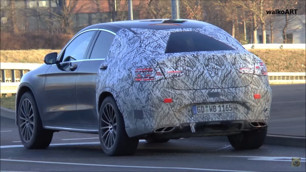 Mercedes-AMG GLC 450 Coupe Caught On Camera