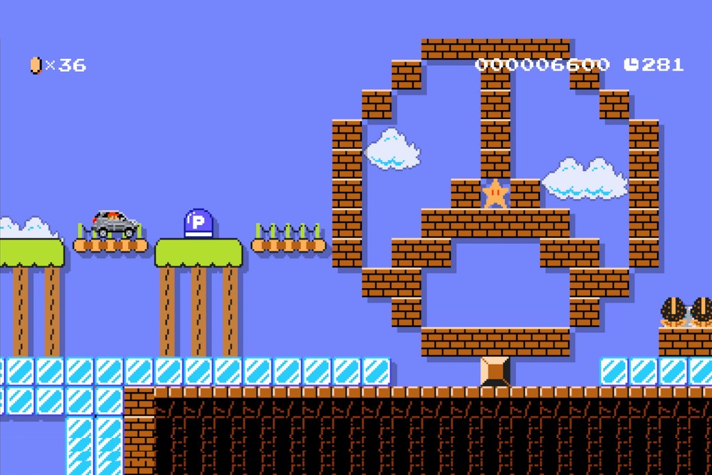 Mercedes Benz GLA Featured On Super Mario Maker