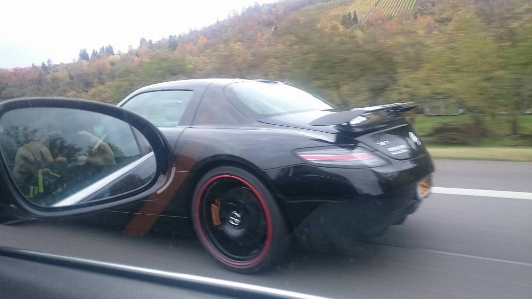 Mercedes-Benz SLS AMG Electric Drive Caught On Camera