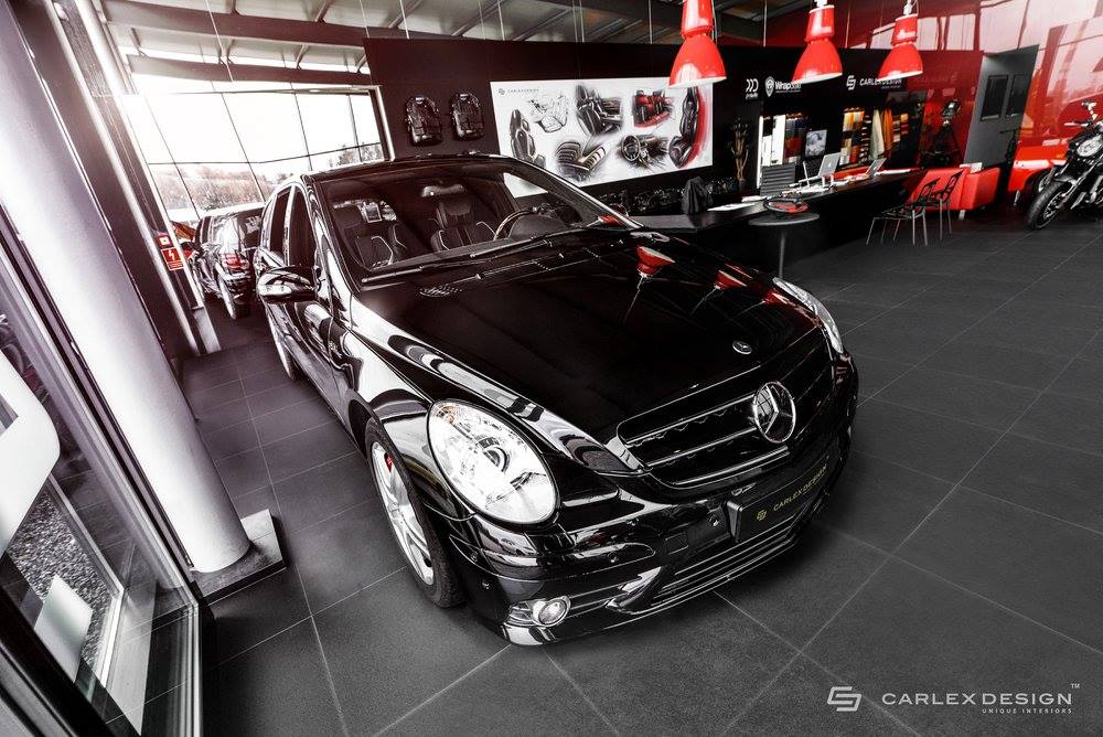Rare Mercedes-Benz R63 AMG Fitted With Hippopotamus Nubuck Leather