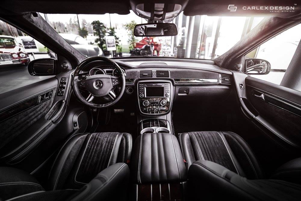Rare Mercedes-Benz R63 AMG Fitted With Hippopotamus Nubuck Leather