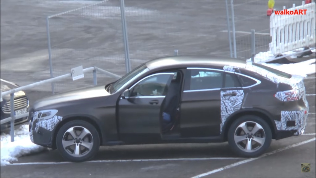 Latest Video Shows Mercedes GLC Coupe With Little Camo