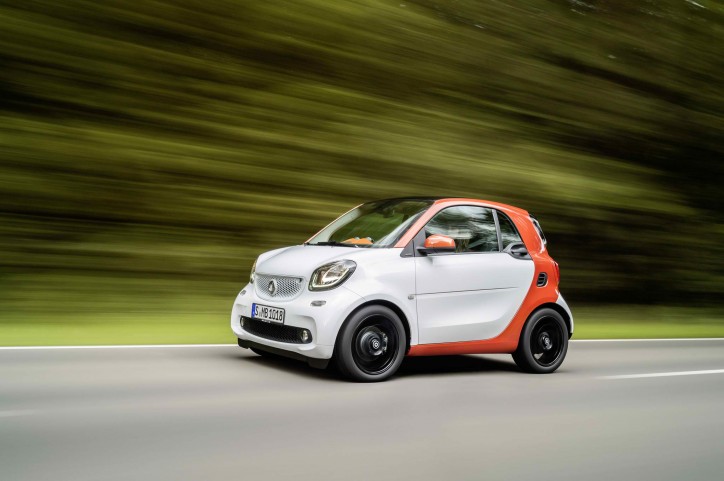 Smart fortwo is the Greenest 2016 Car
