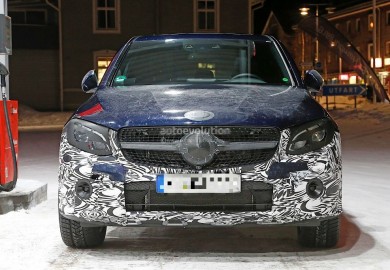 Barely Covered Mercedes-Benz GLC Coupe Spotted