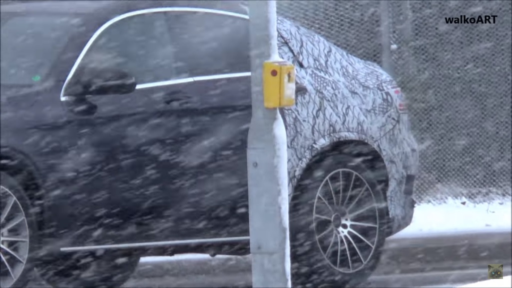 Mercedes-AMG GLC 43 Coupe Spotted Amid Heavy Snow