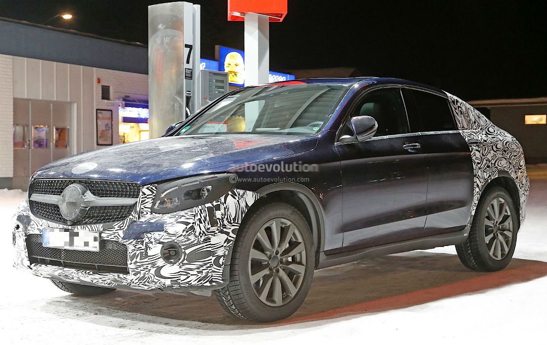 Barely Covered Mercedes-Benz GLC Coupe Spotted