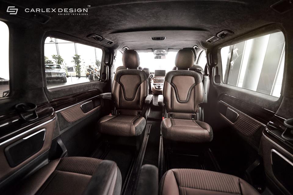 Mercedes Benz V Class Interior Enhanced By Carlex Design