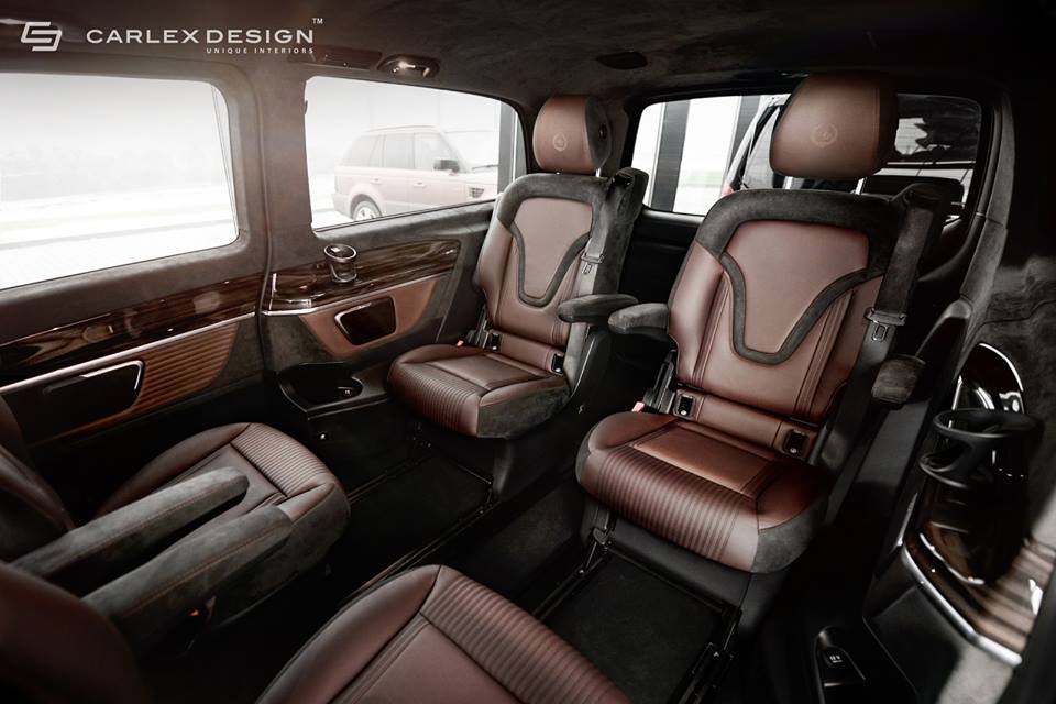 Mercedes Benz V Class Interior Enhanced By Carlex Design