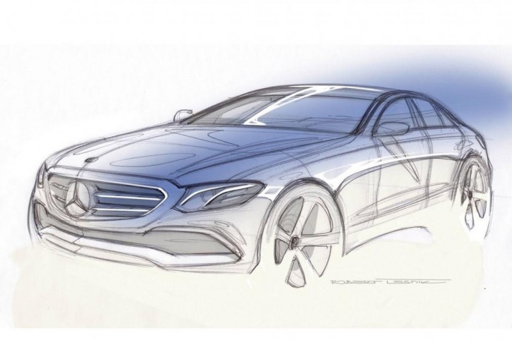 mercedes-benz e-class sketch