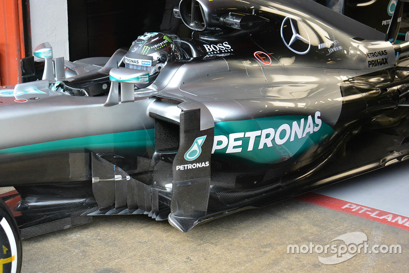 Innovative Bargeboards Used On New Mercedes-AMG F1 W07