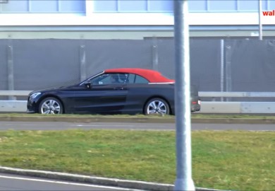 Upcoming Mercedes-Benz C-Class Cabriolet Caught On Cam