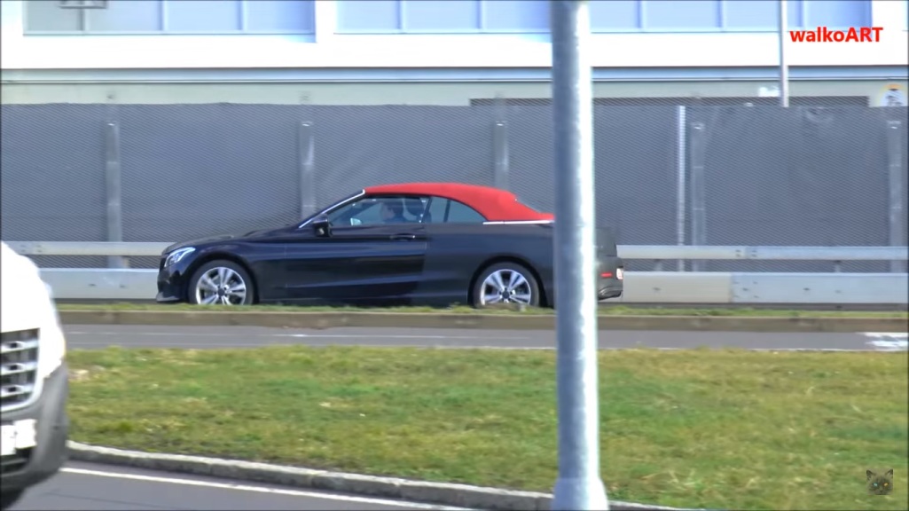 Upcoming Mercedes-Benz C-Class Cabriolet Caught On Cam