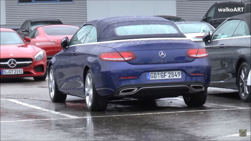 Undisguised Mercedes-Benz C-Class Cabriolet Spotted Again