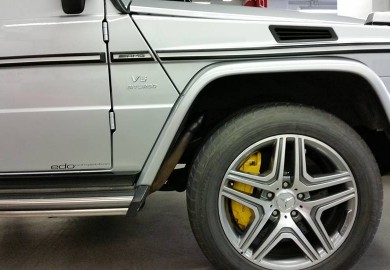 Actual Images Of Mercedes-Benz G63 AMG With Ceramic Brakes Released