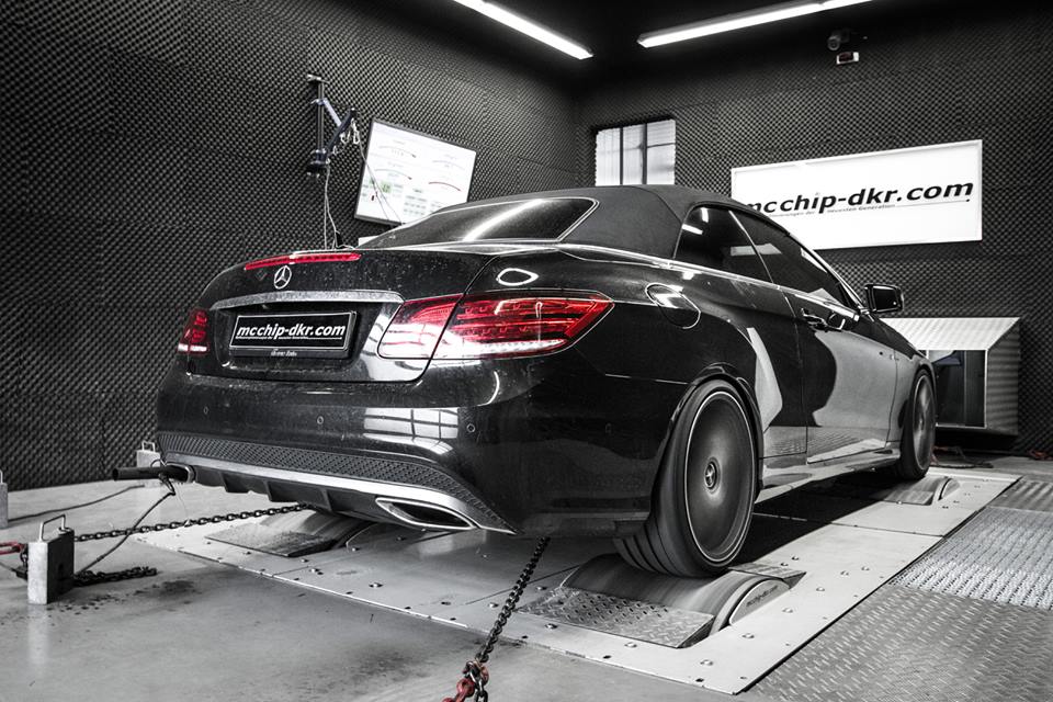 Mcchip-DKR Enhances Engine Of Mercedes-Benz E-Class Cabriolet