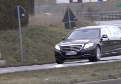 Mercedes-Maybach S600 Pullman Caught On Cam
