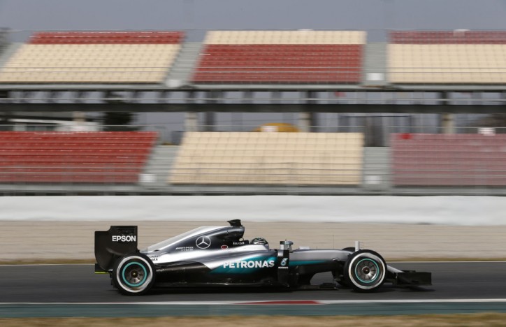 Mercedes AMG Petronas F1 Barcelona testing Nico Rosberg