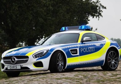 Fierce-Looking Mercedes-AMG GT In Police Uniform