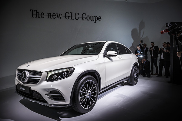 Gallery: the Mercedes-Benz GLC Coupe in New York