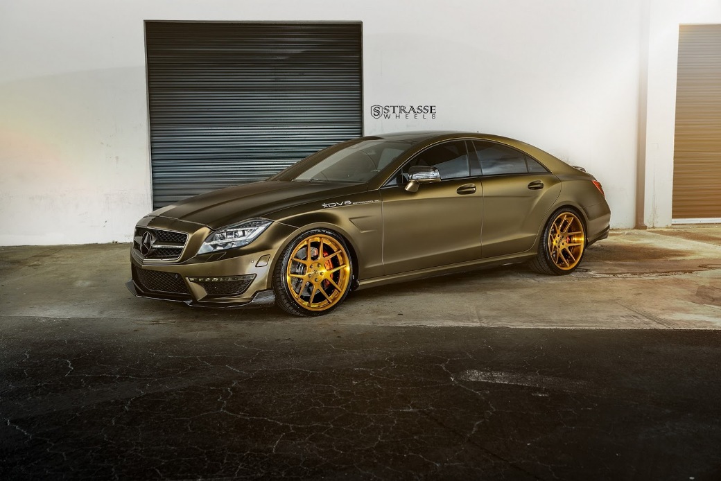 Mercedes-Benz CLS63 AMG Given SM5 Deep Concave Wheels By Strasse