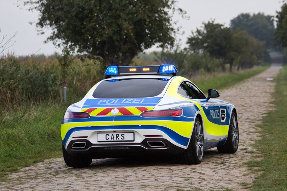 Fierce-Looking Mercedes-AMG GT In Police Uniform
