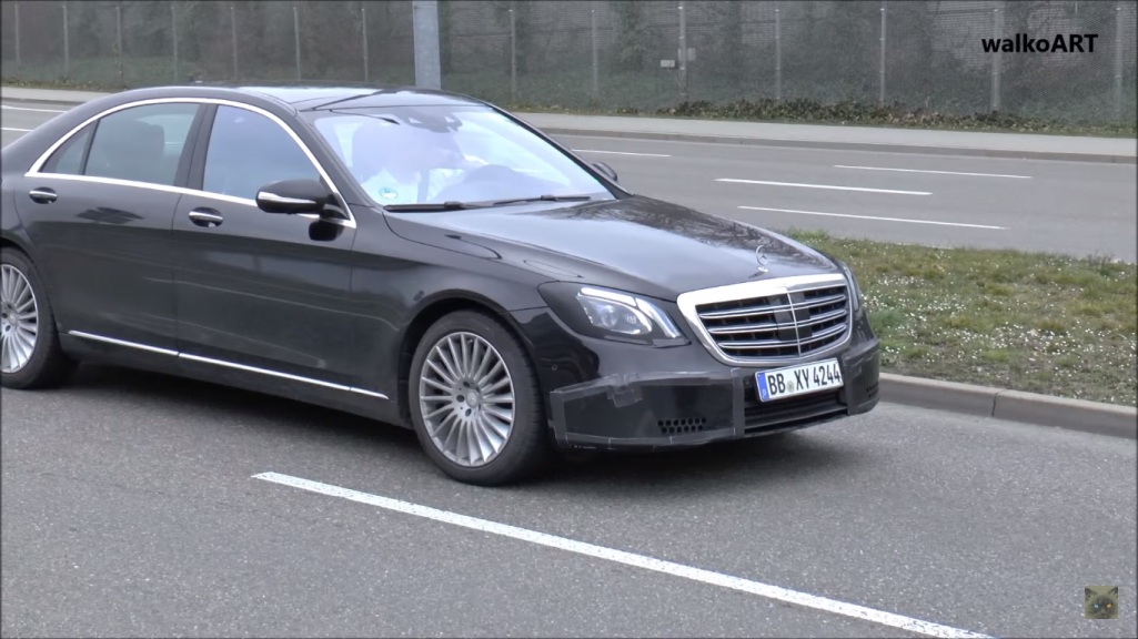 Mercedes-Benz S-Class Facelift Caught On Cam Again