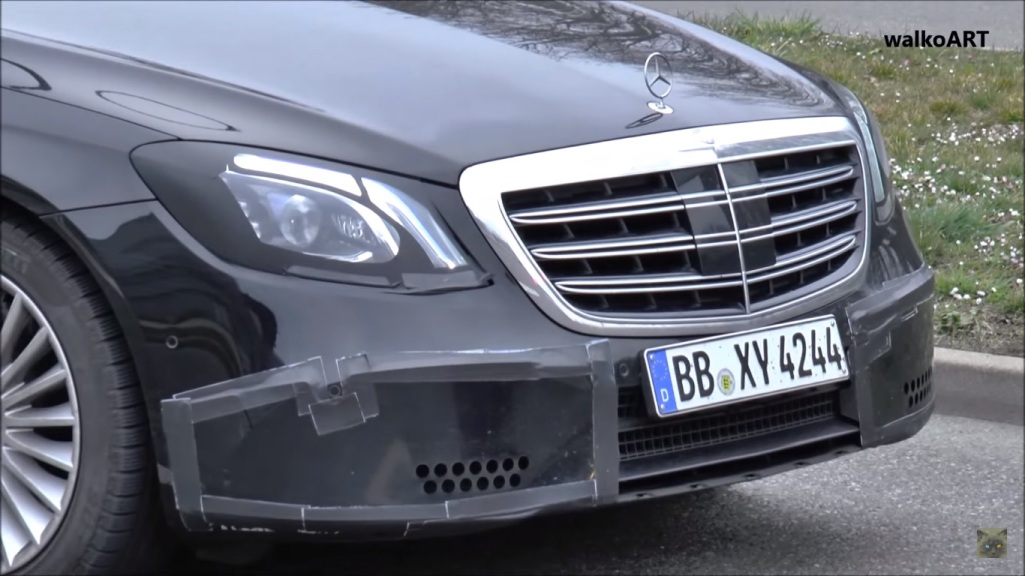 Mercedes-Benz S-Class Facelift Caught On Cam Again