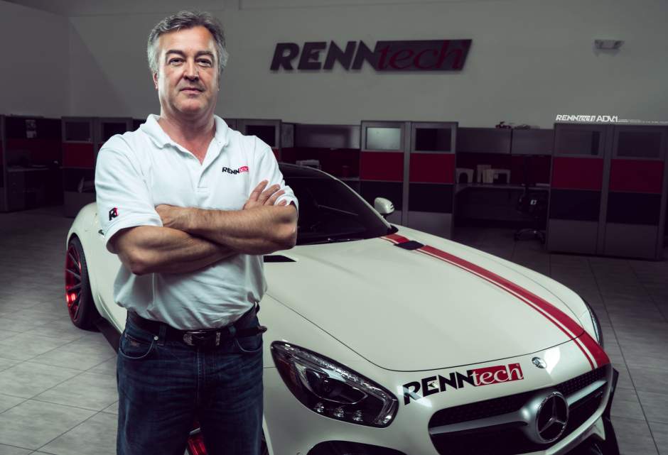 Tony Kanaan Joins Photo-Shoot For RENNtech-tuned Mercedes-AMG GT