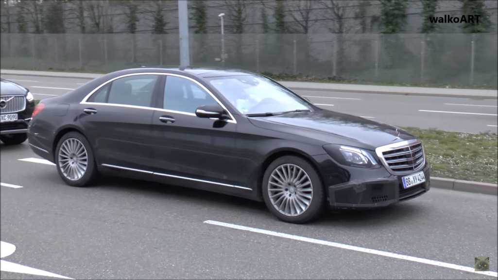 Mercedes-Benz S-Class Facelift Caught On Cam Again