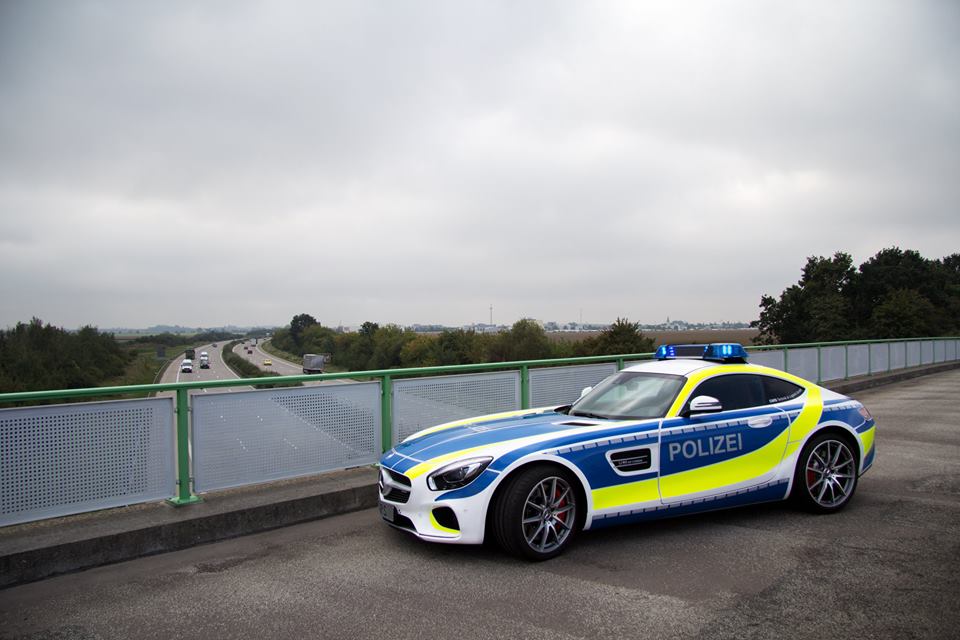 Fierce-Looking Mercedes-AMG GT In Police Uniform