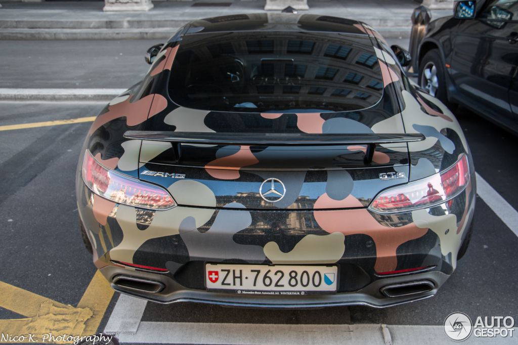 Mercedes-AMG GT Given Military Camouflage