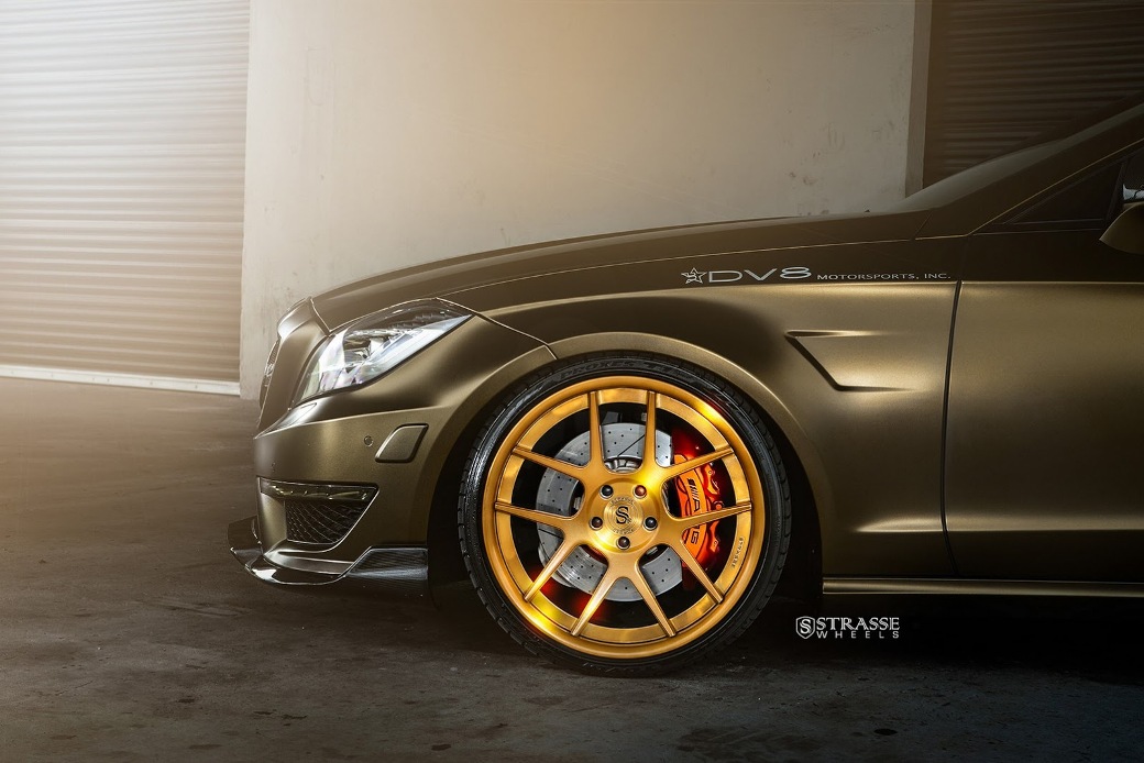 Mercedes-Benz CLS63 AMG Given SM5 Deep Concave Wheels By Strasse