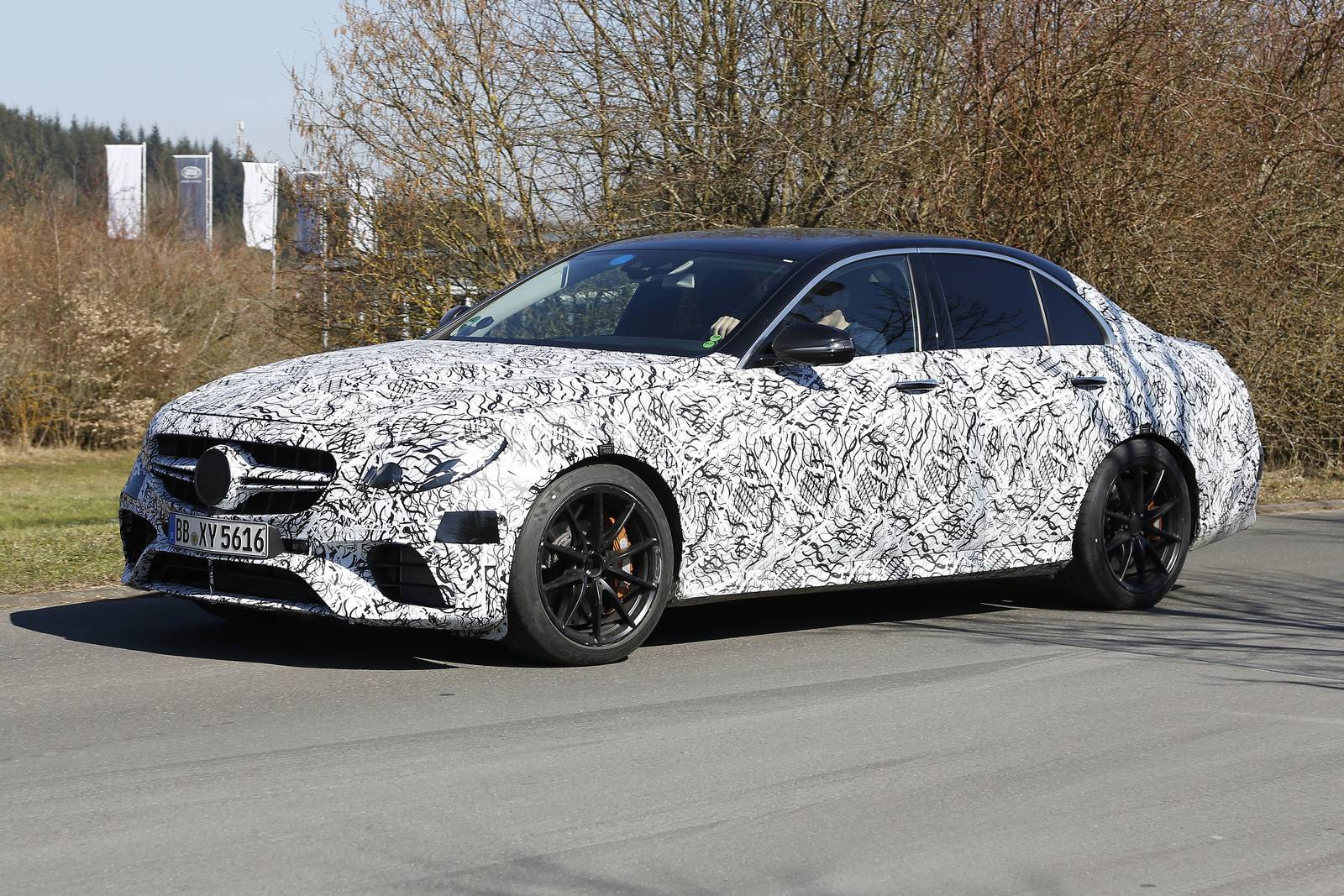 Latest Spy shots of 2018 Mercedes-AMG E63 Sedan and Estate Emerge