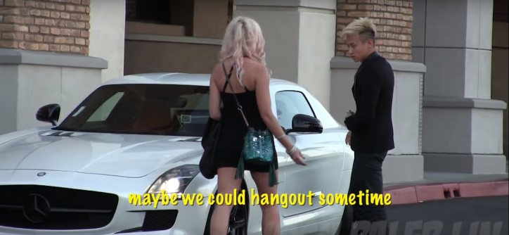 Gold-Digger Spotted: Girl Caught in Mercedes SLS AMG Prank