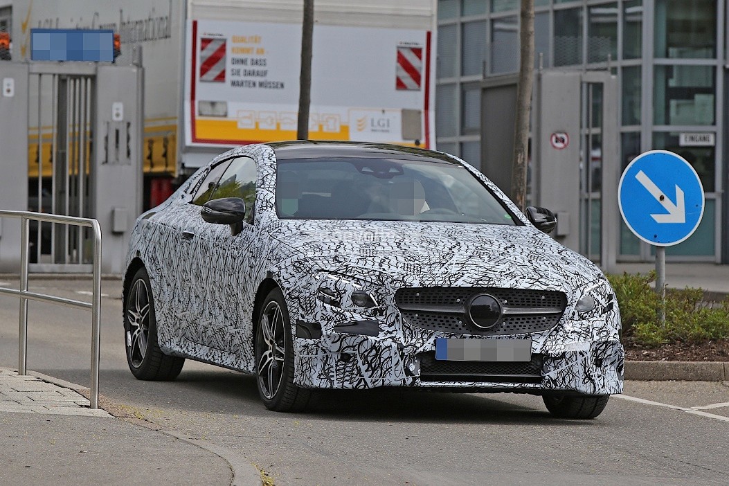 Mercedes-Benz E-Class Coupe Caught On Camera In Germany