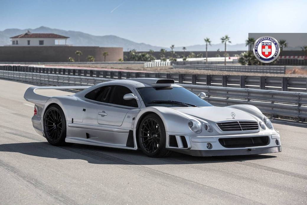Satin Black HRE Wheels Fitted Into A Mercedes-Benz CLK GTR