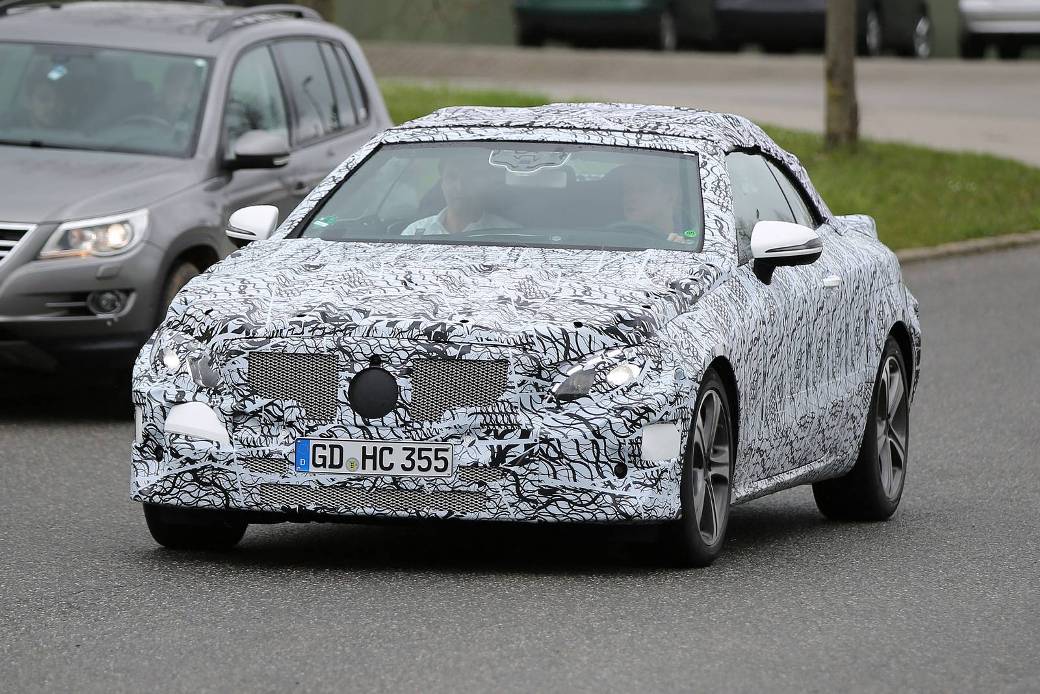 Spy Shots Of New Mercedes-Benz E-Class Cabriolet Emerge
