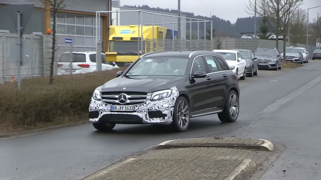 Mercedes-AMG GLC 63 Test Mule Caught On Camera