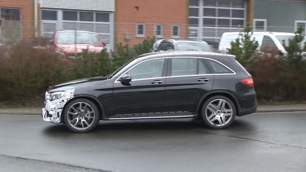 Mercedes-AMG GLC 63 Test Mule Caught On Camera 