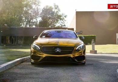 2016 Mercedes-Benz S500 Coupe Looks Impressive In Gold Wrap