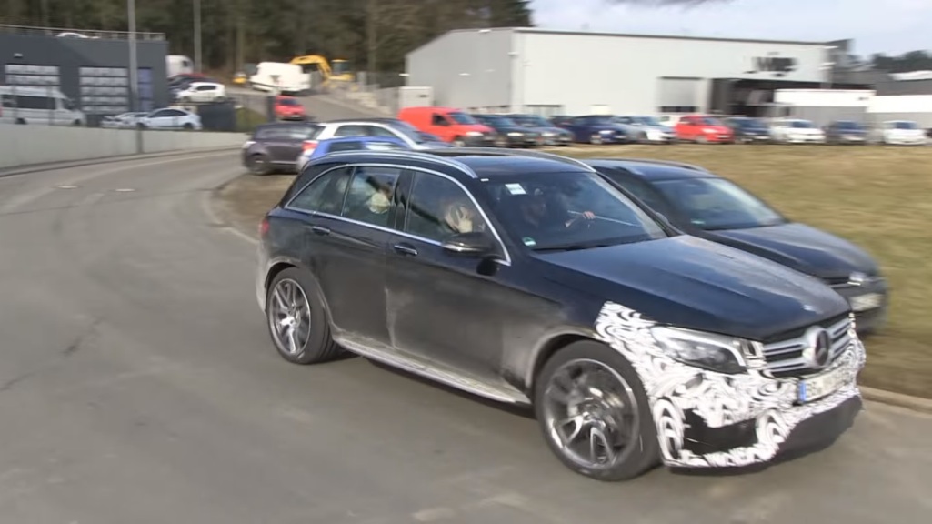 Mercedes-AMG GLC 63 Test Mule Caught On Camera 